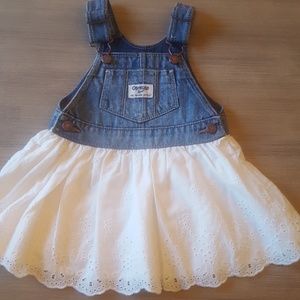 OshKosh jean overall dress
